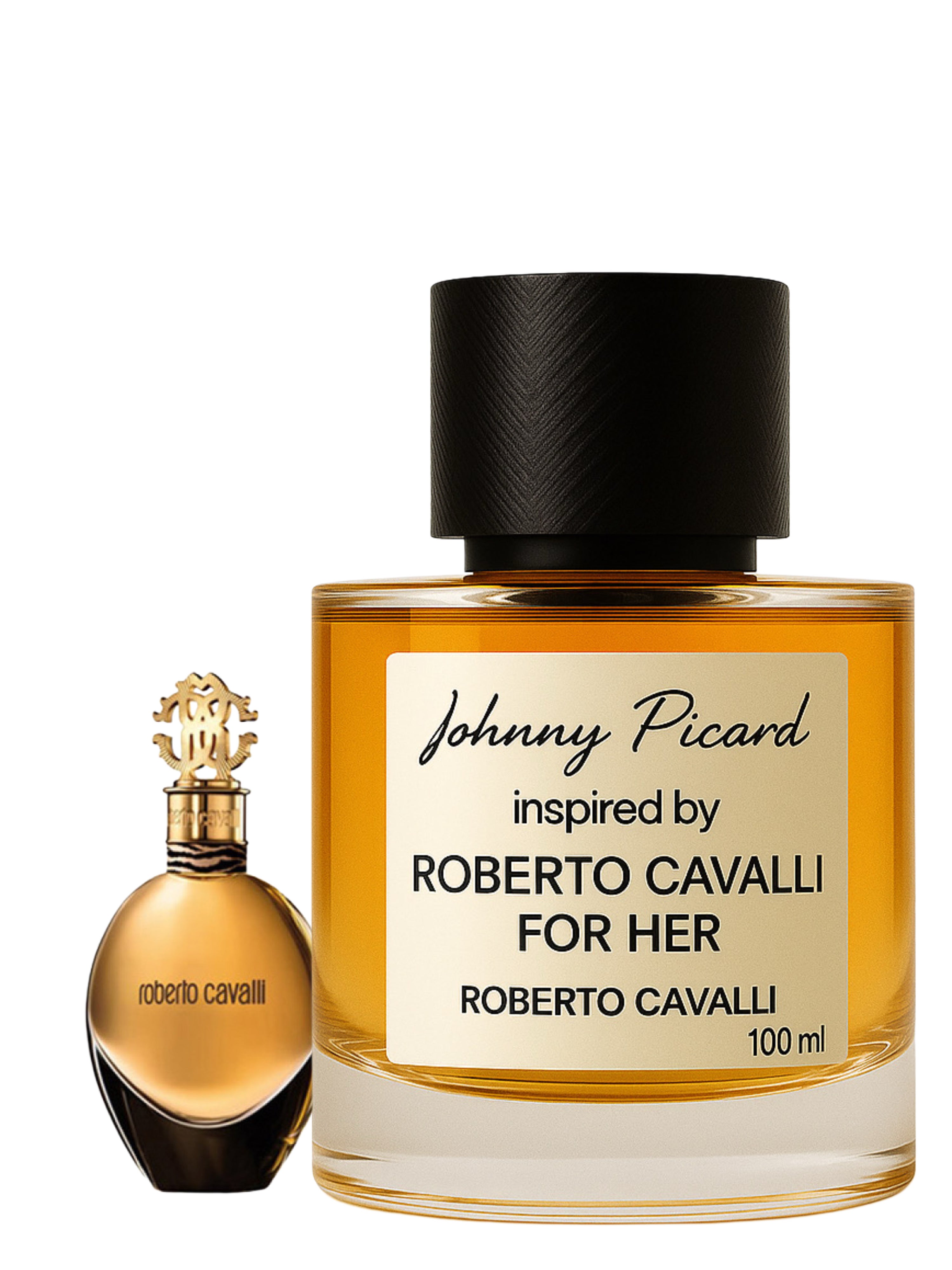 Johnny Picard inspired by Roberto Cavalli for her ROBERTO CAVALLI 