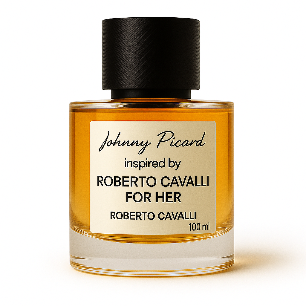 Johnny Picard inspired by Roberto Cavalli for her ROBERTO CAVALLI 