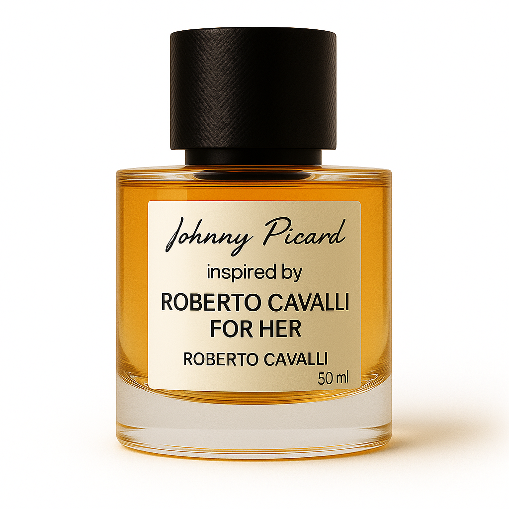 Johnny Picard inspired by Roberto Cavalli for her ROBERTO CAVALLI 