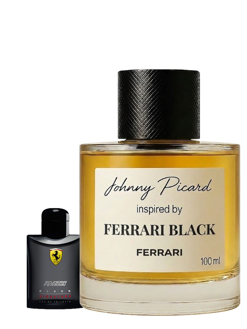 Johnny Picard inspired by Ferrari black