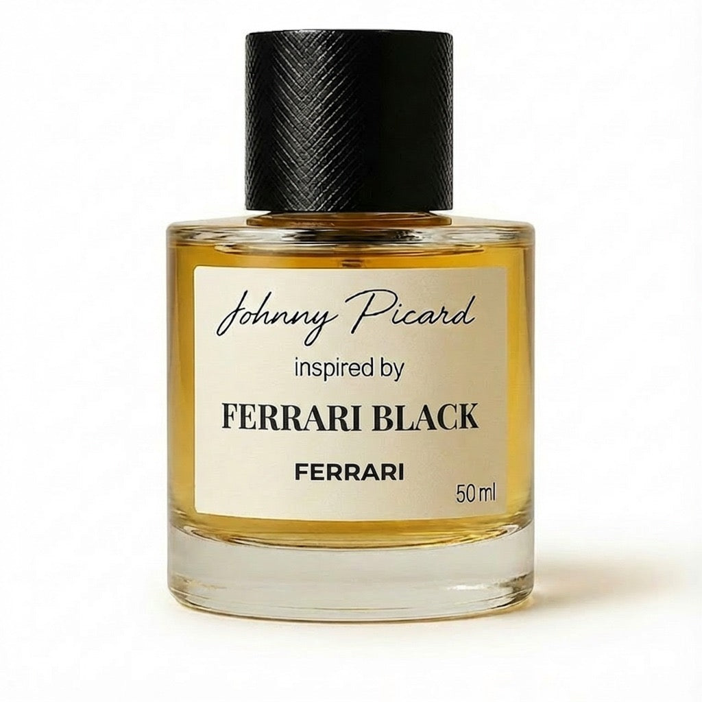 Johnny Picard inspired by Ferrari black